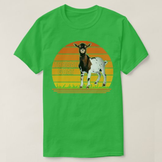 Grappige keel geitenliefhebber t-shirt (Design voorkant)