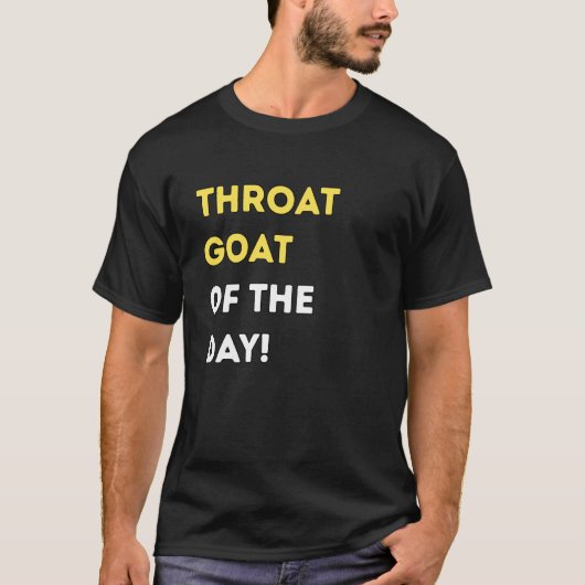Grappige Keelgeit van de Dag! - Unieke Grappige Gi T-shirt (Voorkant)