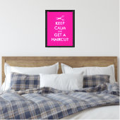 Grappige keep calm canvasprint decoratie voor kaps (Insitu (Slaapkamer))