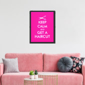 Grappige keep calm canvasprint decoratie voor kaps (Insitu (Woonkamer))