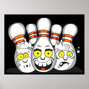 Grappige Kegelbanen, Sport Poster