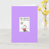 Grappige kerkgezegden op Wenskaarten Kaart (Gele Bloem)