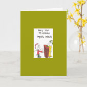 Grappige kerkgezegden = wenskaart kaart (Gele Bloem)