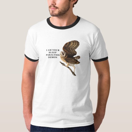 Grappige Kerkuil Shirt (Voorkant)