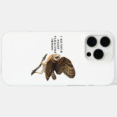 Grappige Kerkuil Shirt Case-Mate iPhone Case (Achterkant (horizontaal))