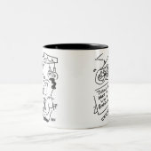 Grappige kermiskraam tweekleurige koffiemok (Center)