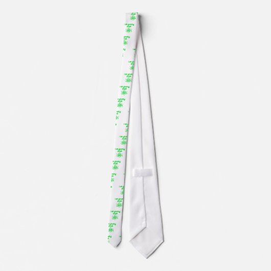 grappige kernenergie stropdas (Achterkant)