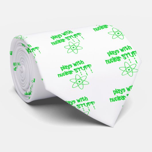 grappige kernenergie stropdas (Opgerold)