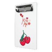 Grappige kersen in de liefde. mini klembord (Angled2)