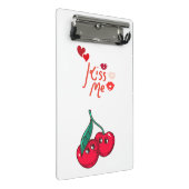 Grappige kersen in de liefde. mini klembord (Schuin)