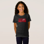 Grappige kersenvibe slogan verjaardag rood t-shirt (Voorkant volledig)