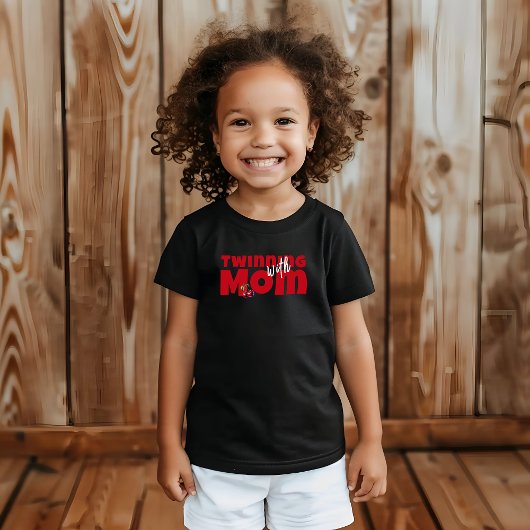 Grappige kersenvibe slogan verjaardag rood t-shirt