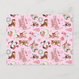 Grappige kerst - afdrukbare digitale Design Briefkaart