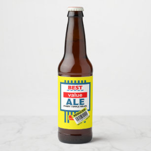 Grappige kerst Ale Bier Labels Etiket
