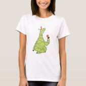 Grappige Kerst Alpaca T-shirt (Voorkant)