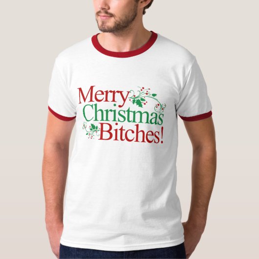 Grappige kerst B T-shirt (Voorkant)
