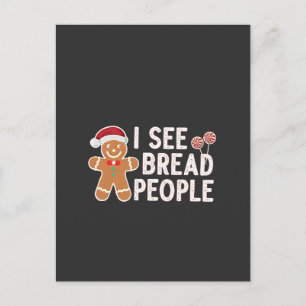 Grappige Kerst bakvakantie peperkoek Feestdagenkaart