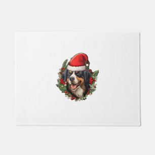 Grappige kerst berner berg hond deurmat