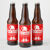 Grappige kerst bier labels bier etiket (Flessen)