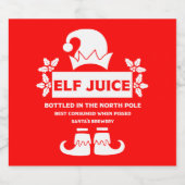 Grappige kerst bier labels bier etiket (Enkel label)