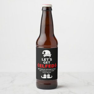 Grappige kerst bier labels etiket