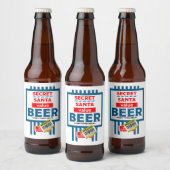 Grappige kerst bier labels etiket (Flessen)