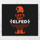Grappige kerst bier labels etiket (Enkel label)