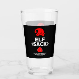 Grappige kerst bier labels glas