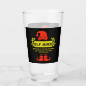 Grappige kerst bier labels glas (Achterkant)