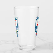 Grappige kerst bier labels glas (Links)