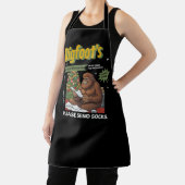 Grappige kerst Bigfoot brief aan de Kerstman Schort (Insitu)