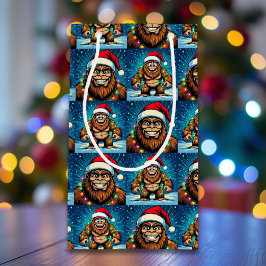 Grappige kerst Bigfoot Sasquatch Klein Cadeauzakje