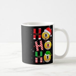Grappige kerst biljart Ho Ho Kerstmis Matching P Koffiemok