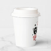 grappige kerst blitzened tijd drink papieren bekers (Rechts)