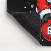 Grappige Kerst Bowling Cool Sinterklaas 6 7 Meme Muismat (Hoek)