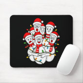 Grappige Kerst Bowling Kerstman Bowling Ns Team Ma Muismat (Met muis)