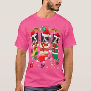 Grappige Kerst Boxer Honden T-shirt