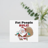 Grappige kerst Briefkaarten (Staand voorkant)