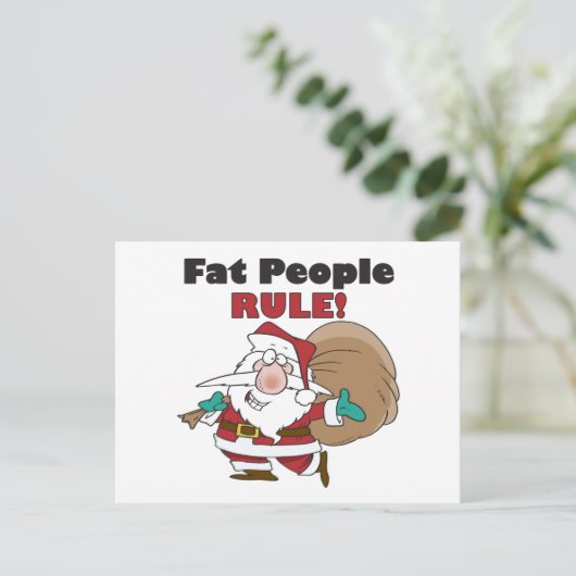 Grappige kerst Briefkaarten (Staand voorkant)