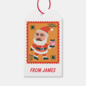 Grappige kerst cadeaulabel (Voorkant)