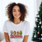 Grappige Kerst Calorieën T-shirt