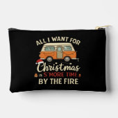 Grappige Kerst Camping S'more Tijd Bij Het Vuur Etui (Achterkant)