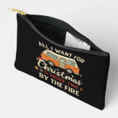 Grappige Kerst Camping S'more Tijd Bij Het Vuur Etui (Open)