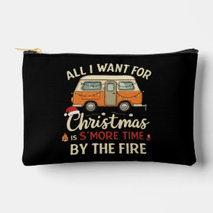 Grappige Kerst Camping S'more Tijd Bij Het Vuur Etui