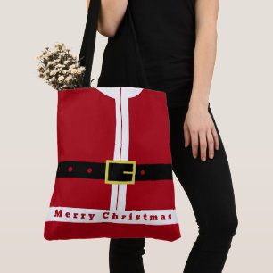 Grappige kerst Canvas tas