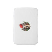 Grappige kerst catahoula luipaard hond badmat (Voorkant Verticaal)