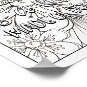 Grappige kerst citaten volwassen kleuren poster (Hoek)