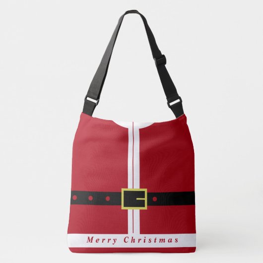 Grappige kerst crossbody tas sinterklaas cadeau (Voorkant)