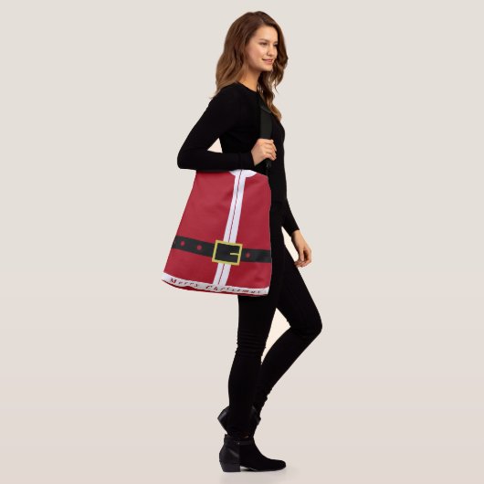 Grappige kerst crossbody tas sinterklaas cadeau (Op model)