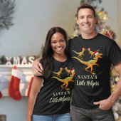 Grappige kerst dinosaurussen citaat t-shirt